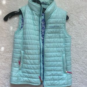 Kids Turquoise Vineyard Vines Vest